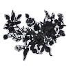 3D Flower Organgza Polyester Embroidery Ornament Accessories DIY-WH0297-20B-1