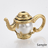Tibetan Style Alloy Bead Frames TIBEB-N005-08AG-RS-3