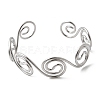 304 Stainless Steel Cuff Bangles for Women BJEW-Z150-01P-01-4