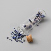 Natural Lapis Lazuli Chips Bonsai Tree in Column Glass Wish Bottles AJEW-WH0348-07E-2