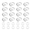 Unicraftale DIY Blank Dome 304 Stainless Steel Adjustable Ring Making Kit DIY-UN0055-78-1