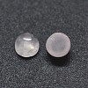 Natural Rose Quartz Cabochons G-O175-23-06-2