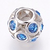 304 Stainless Steel European Beads STAS-O097-120B-2