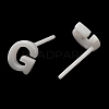 Hypoallergenic Bioceramics Zirconia Ceramic Stud Earrings EJEW-F340-04G-2