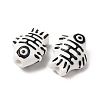 Handmade Printed Porcelain Beads PORC-F005-03B-03-2