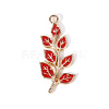 Thanksgiving Day Theme Alloy Enamel Pendants ENAM-M002-03G-18-1