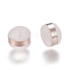 Brass Rings Silicone Ear Nuts SIL-N003-04RG-2