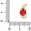 Brass Pave Cubic Zirconia Charms KK-CBA56EF-30G-4