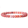 Natural Crackle Agate Round Beaded Stretch Bracelet SF8562-23-1