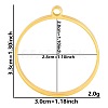 Stainless Steel Open Back Bezel Pendants PW-WGB5BE7-24-1