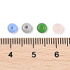 Imitation Jade Glass Seed Beads SEED-Q038-01A-2