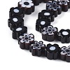 Handmade Millefiori Glass Bead Strands LAMP-J035-6mm-01-2