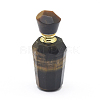 Natural Tiger Eye Openable Perfume Bottle Pendants G-E556-02C-2