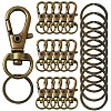 DIY Alloy Swivel Lobster Claw Clasps & Iron Split Key Rings Keychain Finding Kits DIY-YW0010-44AB-1
