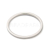 304 Stainless Steel Simple Plain Band Finger Ring for Women Men RJEW-F152-05P-G-2