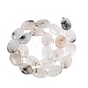 Dyed Natural White Jade Beads Strands G-N370-01A-18-3