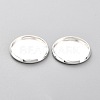 304 Stainless Steel Cabochon Settings STAS-Y001-12E-S-2