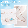 8Pcs 4 Styles Sterling Silver Chain Extender STER-BBC0007-06RG-6
