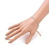 Glass Charm Bracelets BJEW-JB05600-01-5