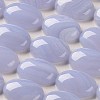 Oval Natural Blue Lace Agate Gemstone Cabochons X-G-J329-16-10x12mm-1