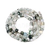 Natural Moss Agate Beads Strands G-T138-211K-2