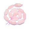 Natural Rose Quartz Beads Strands G-F715-059-2