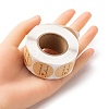 1 Inch Handmade with Love Sticker Rolls STIC-YW0001-03-4