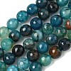 Natural Agate Beads Strands X-G-M437-C01-01W-1