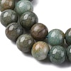 Ombre Effect Dyed Glass Beads Strands X-GLAA-T031-01O-13-4