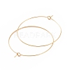 Ion Plating(IP) 316L Surgical Stainless Steel Hoop Earring Findings STAS-D164-06G-A-2