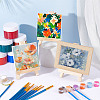 Foldable Wood Triangle Easel WOOD-WH0034-52A-3