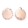 304 Stainless Steel Charms Cabochon Settings STAS-Y001-11EG-3