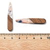 Resin and Walnut Pendants FIND-R051-08C-3