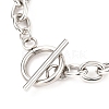 Tarnish Resistant Unisex 304 Stainless Steel Figaro Chain Bracelets X-BJEW-H541-06A-P-2