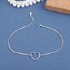 925 Thai Sterling Silver Anklets AJEW-BB60867-A-5