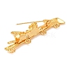 Branch Shaped Alloy Brooch Findings AL-G001-02G-2