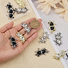 CHGCRAFT 12Pcs 6 Styles Alloy Connector Charms FIND-CA0008-38-3