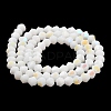 Opaque Solid Color Imitation Jade Glass Beads Strands GLAA-F029-P4mm-D15-2