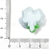 Opaque Resin Flowers Cabochons RESI-R463-02E-3