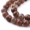 Natural Purple Aventurine Round Bead Strands LS-G-E334-6mm-21-5