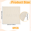 Linen Cross Stitch Fabric DIY-WH0504-692-3