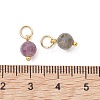 Natural Plum Blossom Tourmaline Pendants PALLOY-JF05440-02-3
