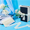 10 Yards Polyester Elastic Lace Trim OCOR-WH0086-04B-4
