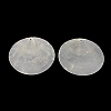 Flat Round Capiz Shell Big Pendants X-SSHEL-R035-13-1