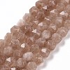 Natural Quartz Beads Strands G-G990-B03-B-1
