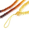 Acrylic Amber Crossbody Neck Lanyard Strap AJEW-K050-01-2