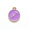 Alloy Enamel Pendants X-ENAM-S124-01A-01F-2