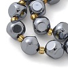 Terahertz Stone Round Beads Strands G-R002-01C-4