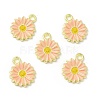 Alloy Enamel Charms FIND-H035-01B-LG-4