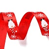 5 Yards Christmas Polyester Printed Ribbon OCOR-A008-01B-3